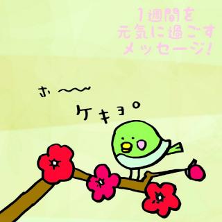 1�T�Ԃ����C�ɉ߂������b�Z�[�W�I�̃T���l�C���摜